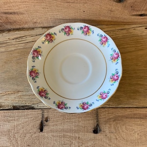 Saucer by Colclough China Genuine Bone China Made in Longton, England