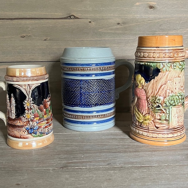 Vintage Beer Steins - Your Choice