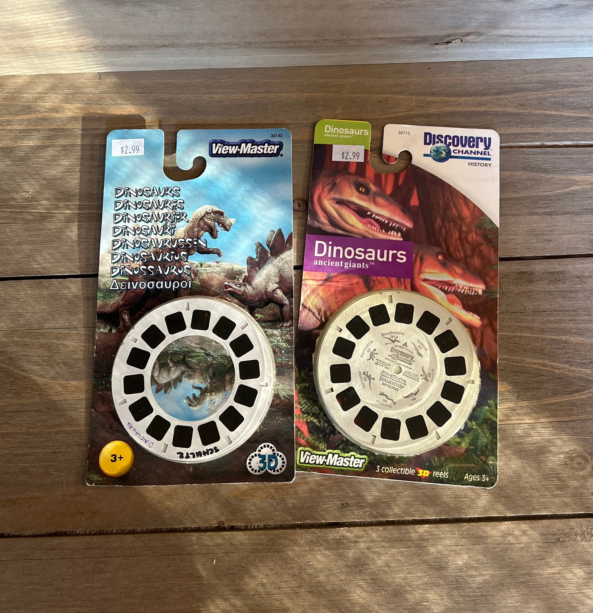 View Master Dinosaur Reels, Your Choice Opened UK