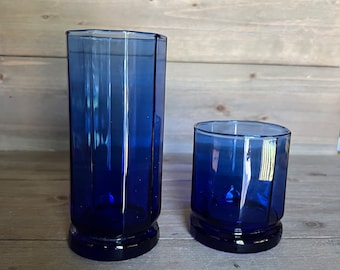 Essex Anchor Hocking kobaltblauwe glazen - Glaswerk - Drinkgerei