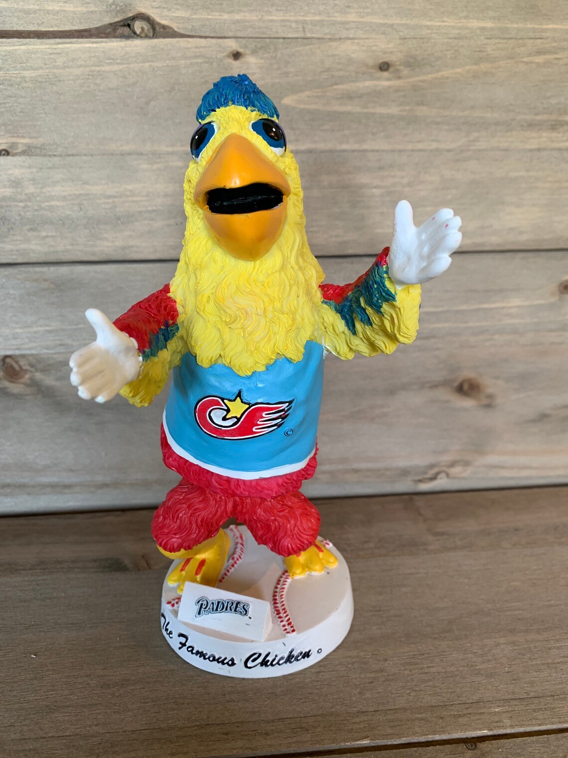 San Diego Chicken Bobble Head Etsy