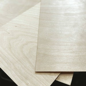 Ultradünne Sperrholzstreifen, 1/32 Zoll, 0,8 mm Dicke, Modelliersperrholz, Birke, BB-Qualität, Handwerkssperrholz, CNC-Sperrholz, Lasersperrholz