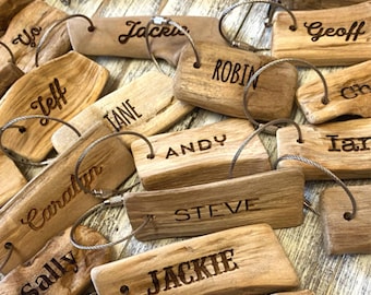 Portachiavi in legno galleggiante inciso personalizzato: portachiavi nautico