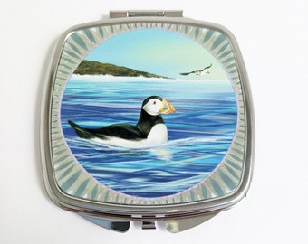 Atlantic Puffin compacte spiegel