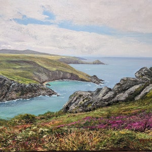 Cornish Sea - Giclee Print, Signed, Limited Edition Image of the original painting &#39;Look at that Sea&#39; - by Katy Stoneman
