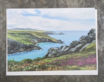 Greetings Card - Cornwall Coast