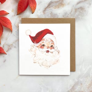 Santa Claus / Vintage Father Christmas  Illustrated Christmas Card