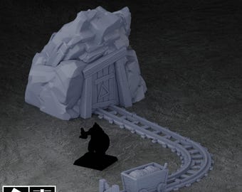 Karak Azgara Dwarven Mithril Mine | Tabletop Gaming Terrain | 28mm to 32mm Scale | 3D Printed  | Free Shipping