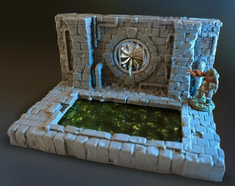 Calling Portals - Sewer | Tabletop Gaming Terrain | 28mm to 32mm Scale | 3D Printed  | Free Shipping