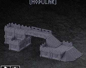 Karak Azgara Dwarven Heights | Tabletop Gaming Terrain | 28mm to 32mm Scale | 3D Printed  | Free Shipping