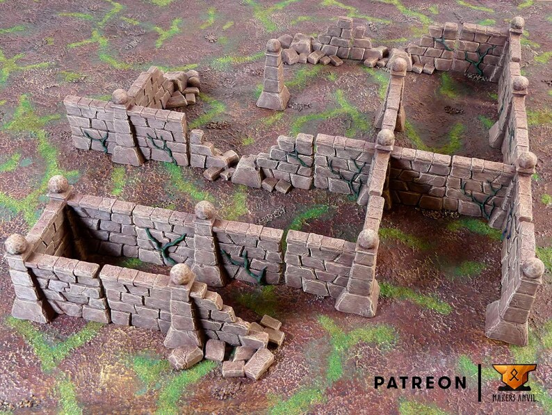 Labyrinth Walls Full Set | Tabletop Gaming & Diorama Scenery Terrain ...