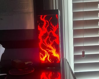 Flaming LED Accent Lamp | 3D Printed  | Free Shipping