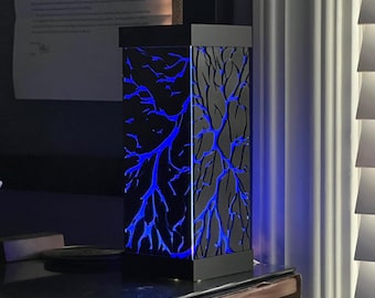 Lightning LED Accent Lamp | 3D Printed  | Free Shipping