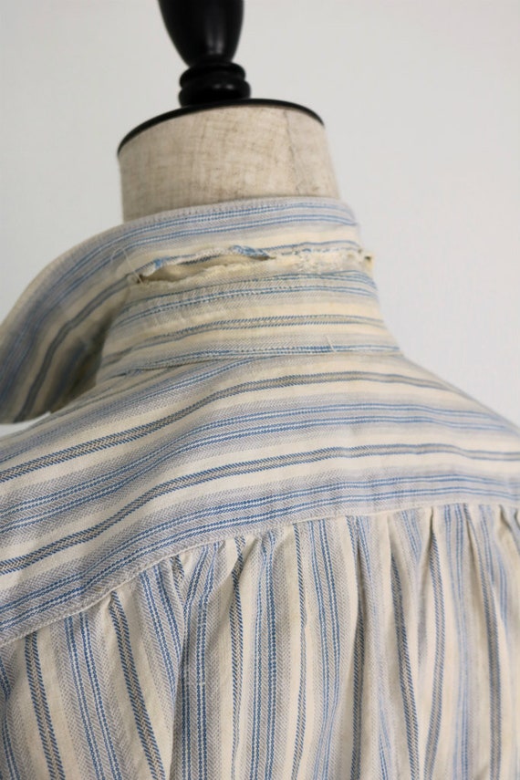 French vintage smock long shirt/France 1940's/pullove… - Gem