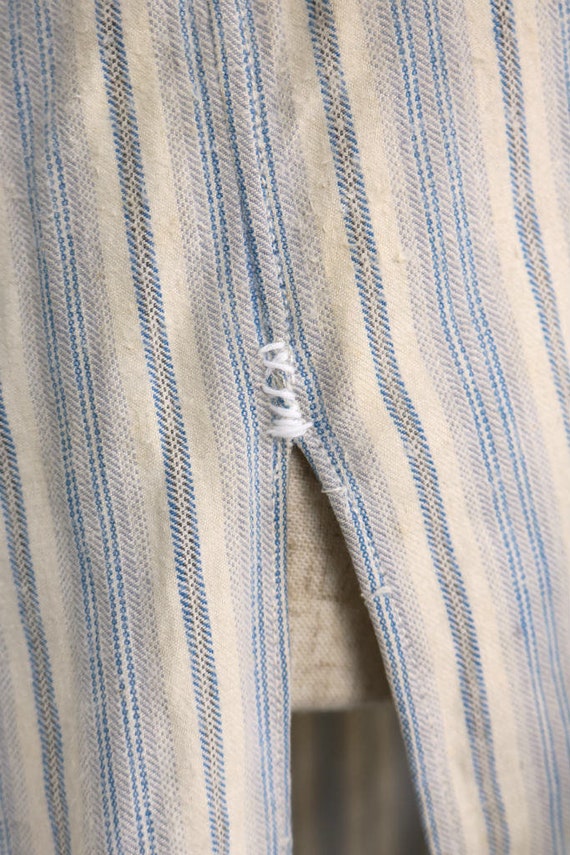 French vintage smock long shirt/France 1940's/pul… - image 7