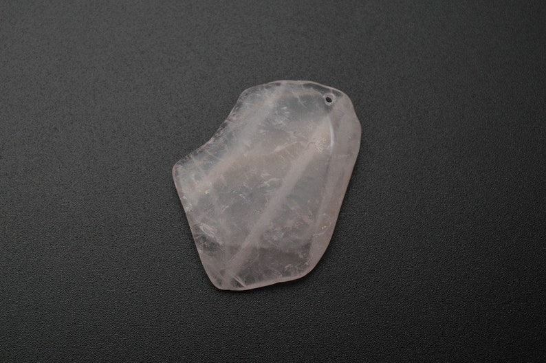 Rose Quartz Amethyst Gray Agate Blue Lance Agate Natural Semi Precious Stone Freeform Slab Pendant