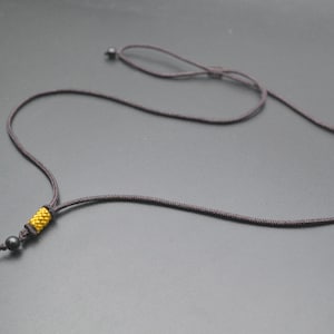 10pc Coffee Brown Color 2mm Thickness 31 Inches Length Adjustable Pendant Necklace Chains Jewelry Thread Cord