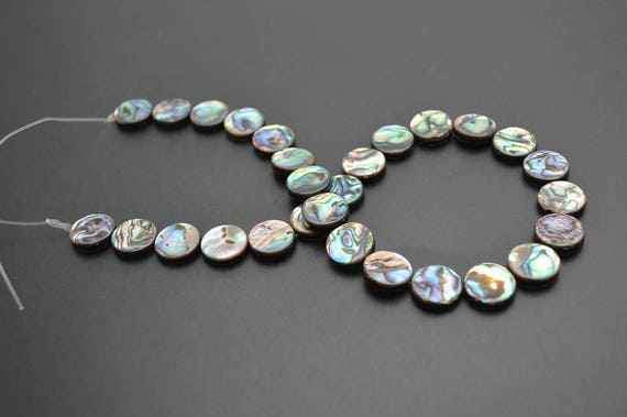 Natural Flat Coin Black Lip Shell Loose Beads For Jewelry Making 15" 10/12/14mm Natural Flat Coin Black Lip Shell Loose Beads For Jewelry Making 15" 10/12/14mm
