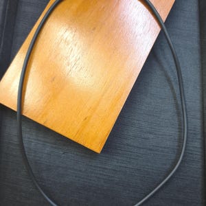 10 pc Necklace Thread 3mm Thickness Black Round Rubber Leather Cord DIY Jewelry making Supplies fit Pendant links