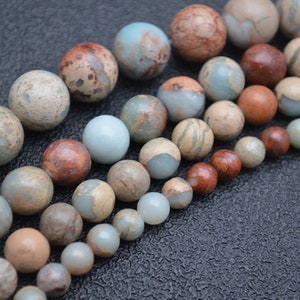 Natural Serpentine Snake Skin Jasper Stone Round loose Beads 6mm 8mm 10mm 12mm