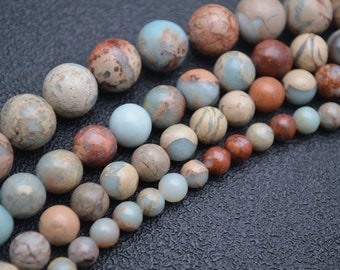 Natural Serpentine Snake Skin Jasper Stone Round loose Beads 6mm 8mm 10mm 12mm