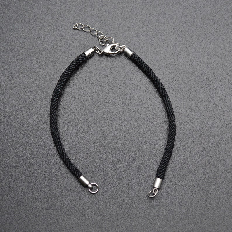 10pc Popular Red and Black Color Thread Cord Chains Lobster | Etsy