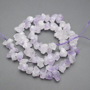 Natural Raw Rough Amethyst Stone Nugget Loose Beads Jewelry making materials