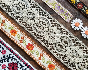 Vol. 6 "Macrame" Digital Vintage Washi Trim Printable Download Tape Ribbon Paper Craft Scrapbook Card Junk Journal Embroidery