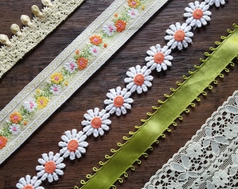 Vol. 2 "Saturday Morning" Digital Vintage Washi Trim Printable Download Tape Ribbon Paper Craft Scrapbook Card Junk Journal Embroidery