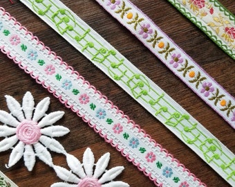Vol. 18 "Pixie Dance" Digital Vintage Washi Trim Printable Download Tape Ribbon Paper Craft Scrapbook Card Junk Journal Embroidery