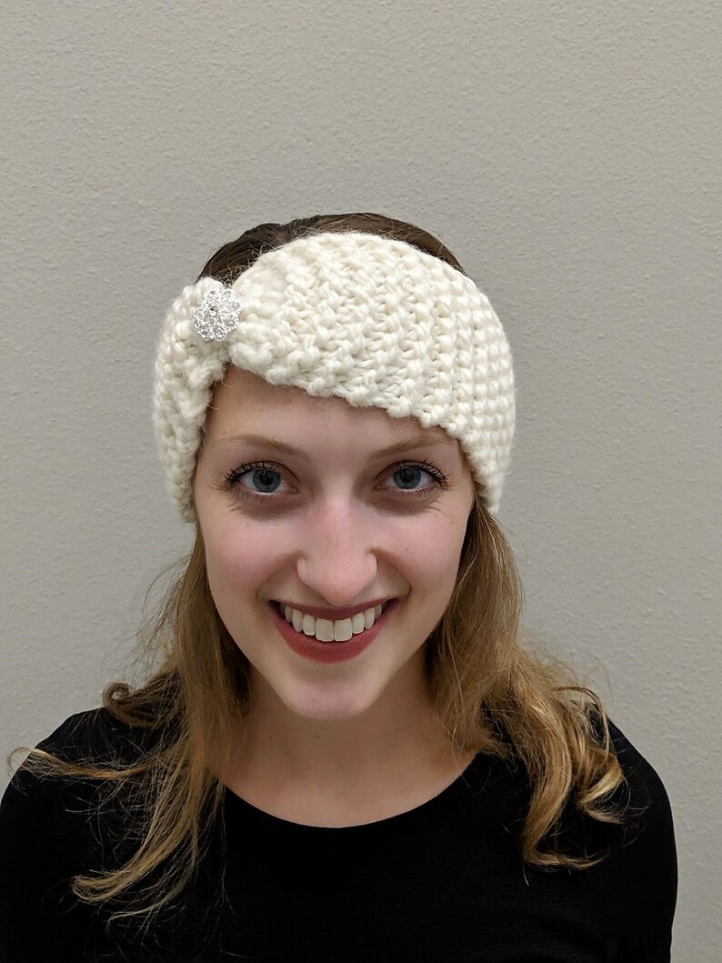 WOVEN TWIST HEADBAND PORCELAIN DREAM