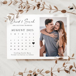 Foto Save The Date, Kalender Save The Dates, Benutzerdefinierte Hochzeit Save The Date Karten, billig und einzigartig