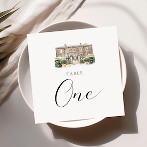 Pintura de lugares para bodas, números de mesa para bodas, bocetos de lugares para bodas, nombres de mesas para bodas, ilustraciones de lugares para bodas, decoración de bodas