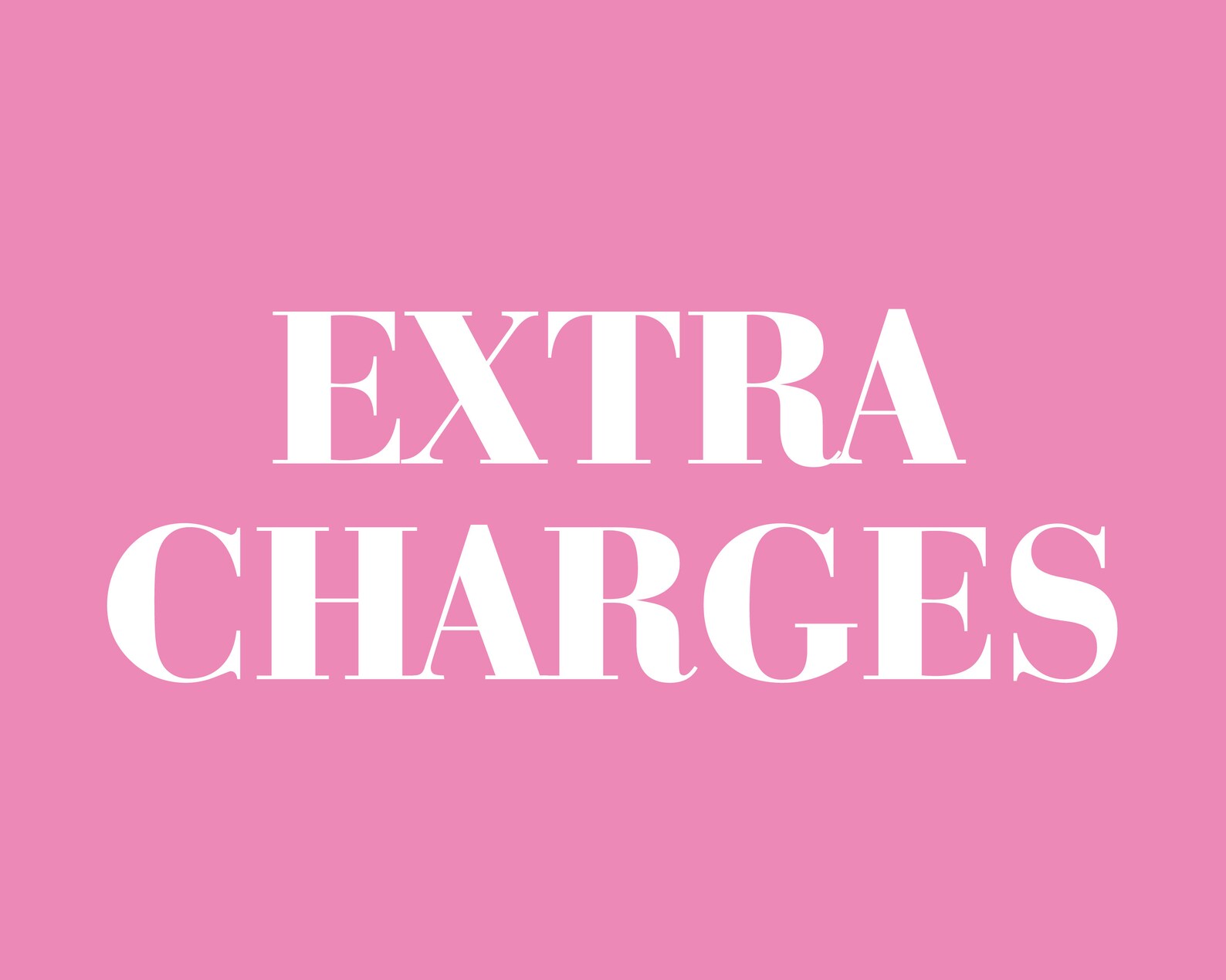 Extra Charges Add Ons Extras Etsy Denmark