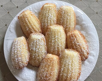 Orange Blossom Madeleines