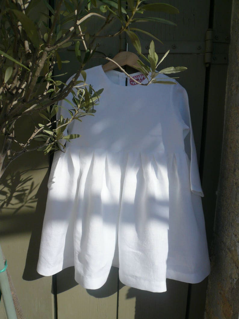 SCHOOLGIRL LINEN WHITE