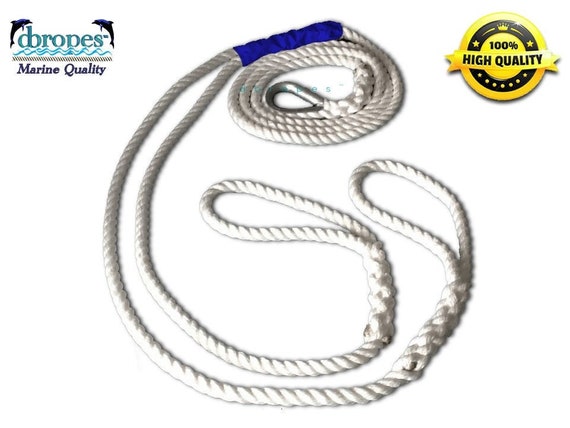 Dbropes Double Mooring Pendant 100% Nylon Rope With Stainless