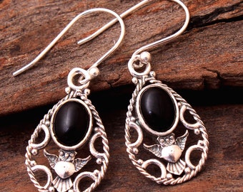 armenian jewelry Owl earrings emerald sterling silver green earrings marcasite stones green energy jewelry owl earrings gift for womens