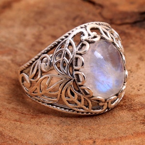 925 Sterling Silver Handmade Designer Ring Jewelry US Size 7.5 ar6785 Amazing Rose Quartz Oval Shape Gemstone Ring For Easter Gift