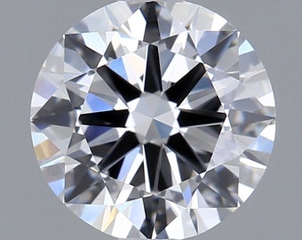 1.02 Carat Round Cut Lab Grown Diamond IGI Certified / Hand Made Round Cut Cvd diamond / D Color VS1 Clarity Loose Cvd  Diamond