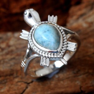 925 Sterling Silver Ring, Turtle Ring, Unique Ring, Designer Ring, Animal Jewelry, Birthday Gift for Her