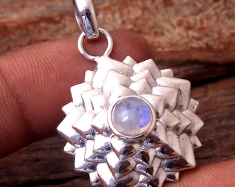 CIONDOLO CON PIETRA DI LUNA - Minerali GeoArt - Foto 2