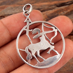 Centaur Pendant , 925 Sterling Silver , Statement Jewelry , Silver Pendant , Gifts For Her