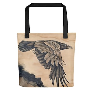 Flightlines - Crow Tote Bag