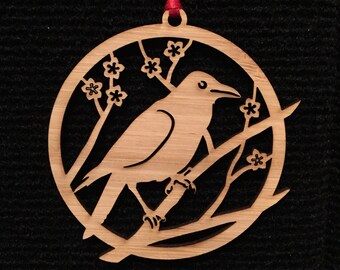 Kraai Ornament - Kerstmis, Zonnewende