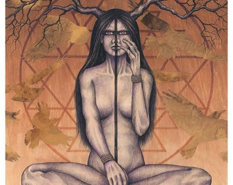 Through the Trees (art print)