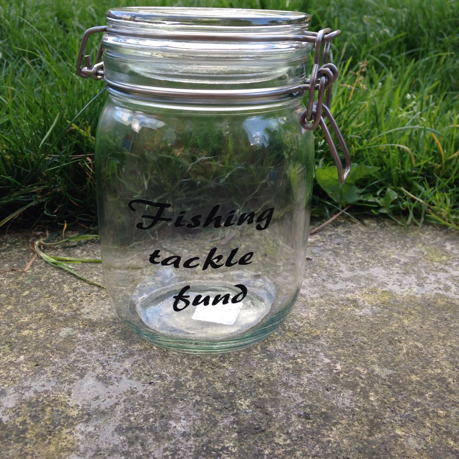 Fishing Tackle Fund Saving Jar Gifts for Fisherman Birthday Etsy UK