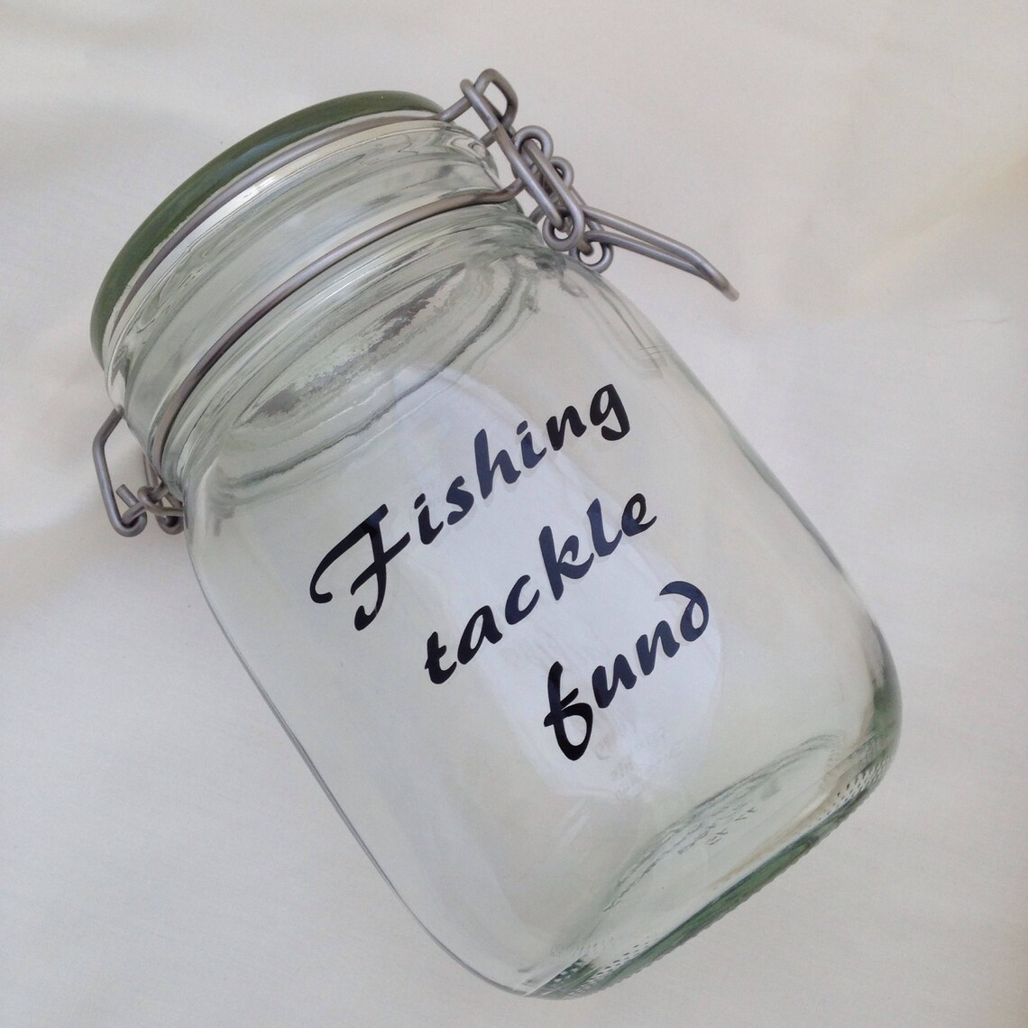 Fishing Tackle Fund Saving Jar Gifts for Fisherman Birthday Etsy UK
