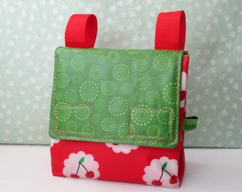 abwaschbare Lenkertasche aus beschichteter Baumwolle