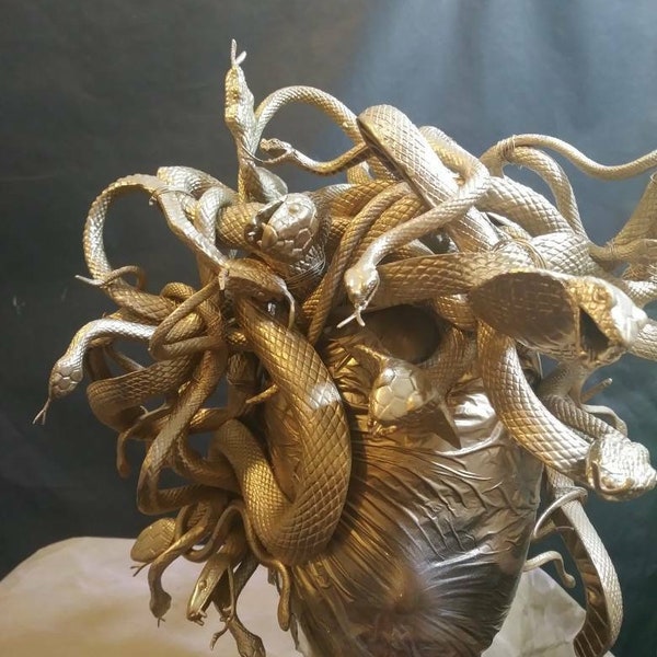 Medusa Headpiece, Snake Headpiece, Medusa Costume, Medusa Crown, Gorgon Headpiece, Snake prop, Medusa Cosplay,Medusa